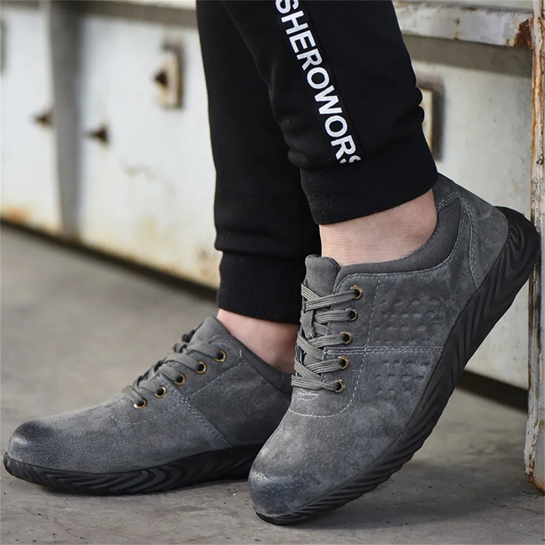 1 Pair Allen Cooper Leather Waterproof Steel Toe Safety Shoes