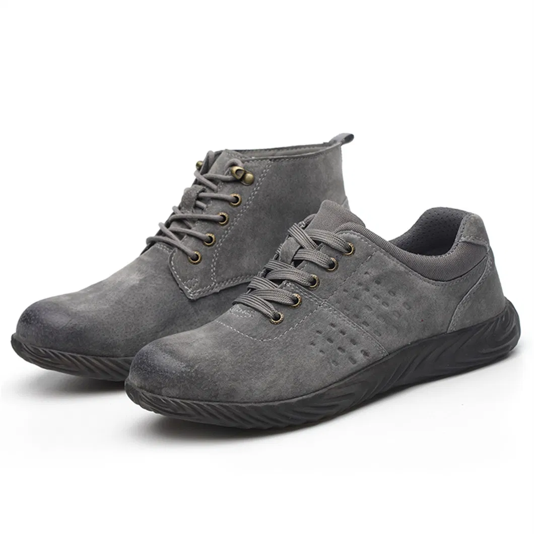 1 Pair Allen Cooper Leather Waterproof Steel Toe Safety Shoes