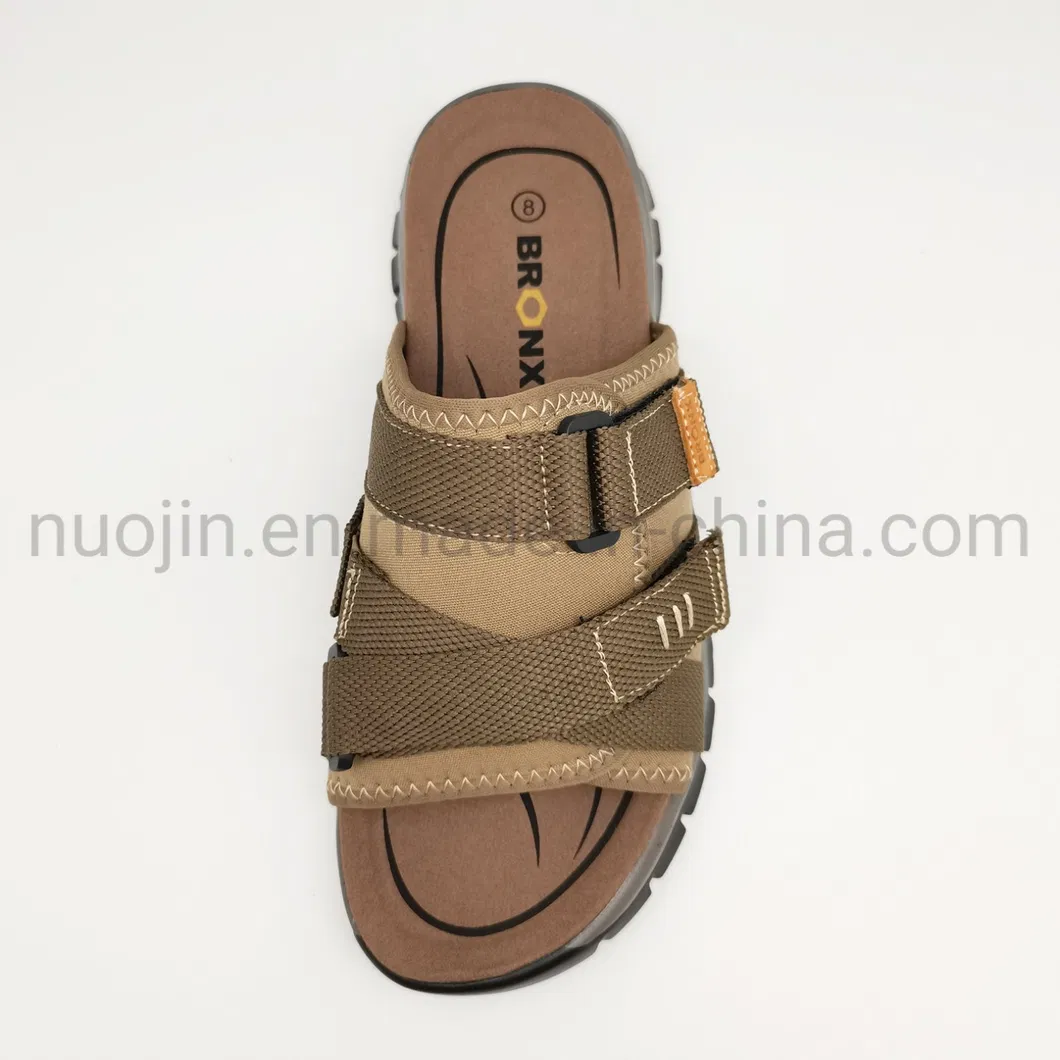 2021 Fashion Non-Slip Design Causal Sandal Men, Custom Logo Print Tag Comfortable Sport Men′s Sandals for Summer