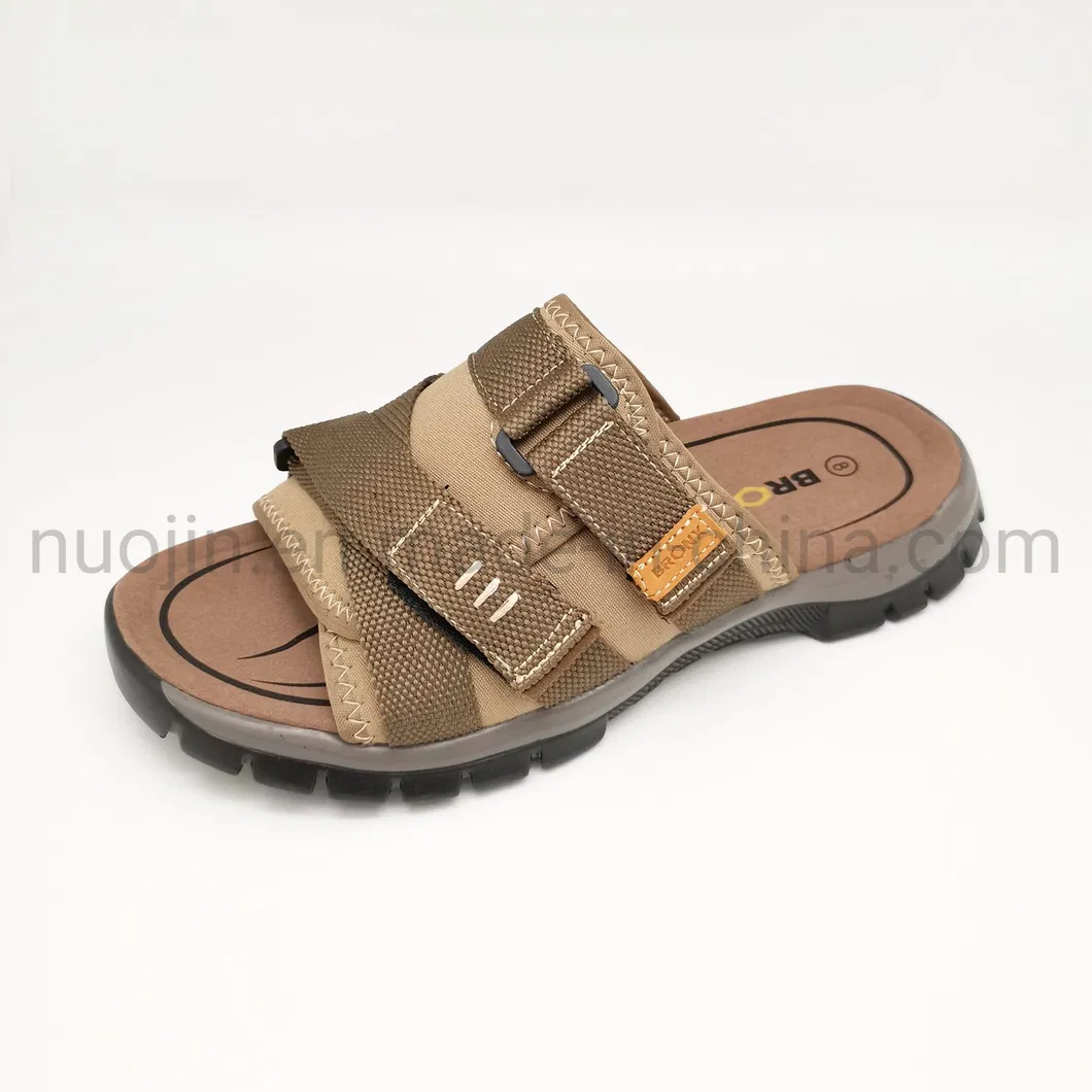 2021 Fashion Non-Slip Design Causal Sandal Men, Custom Logo Print Tag Comfortable Sport Men′s Sandals for Summer