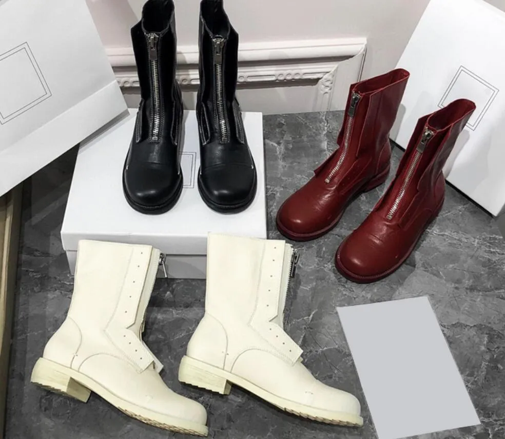 Black Color Short Boots Martin Boots Female British Style Boots Motorcycle Boots