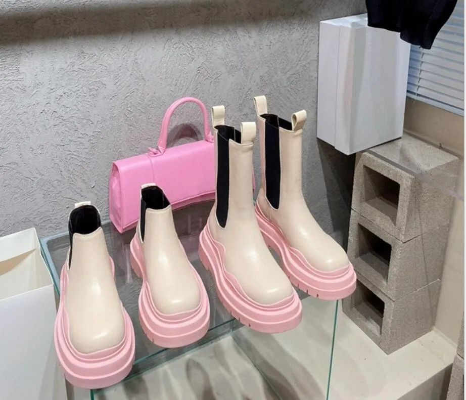 Black Color Short Boots Martin Boots Female British Style Boots Motorcycle Boots