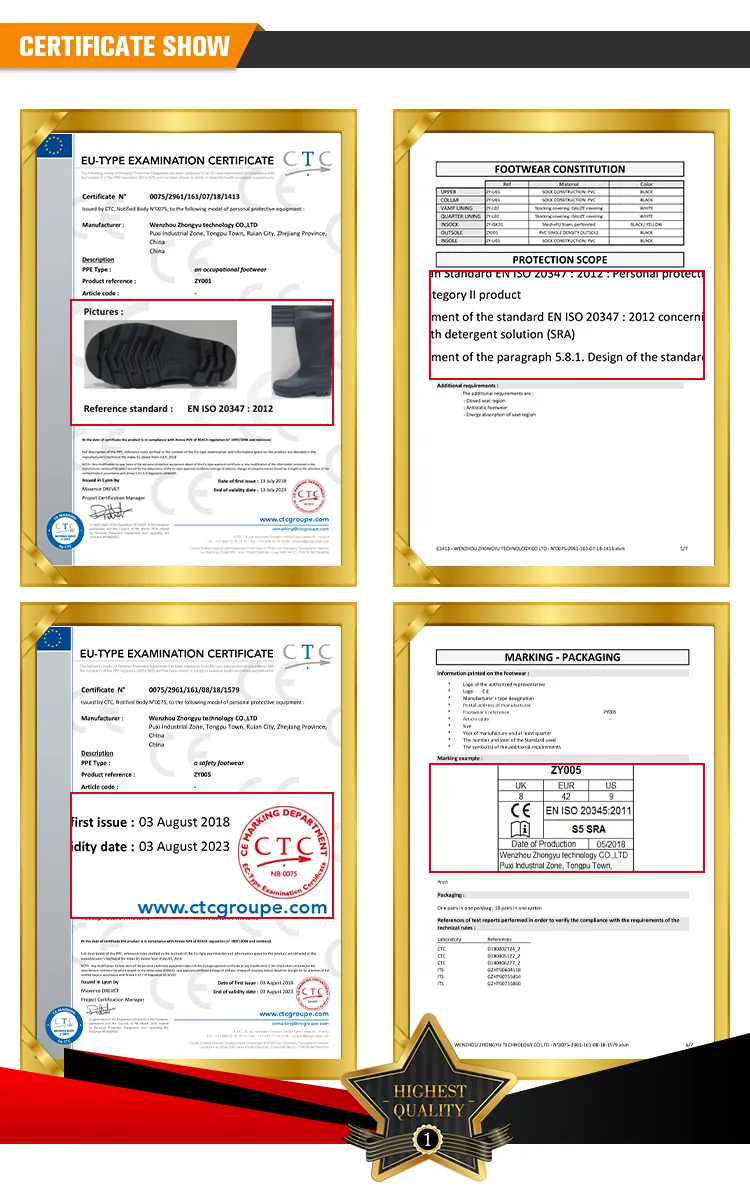 British Style Slip Resistant Work Shoes Puncture Proof Safety Shoes