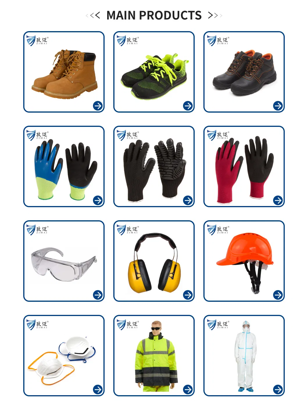Cemented Men/Women Waterproof Leather Steel Shoes with OEM/ODM Service