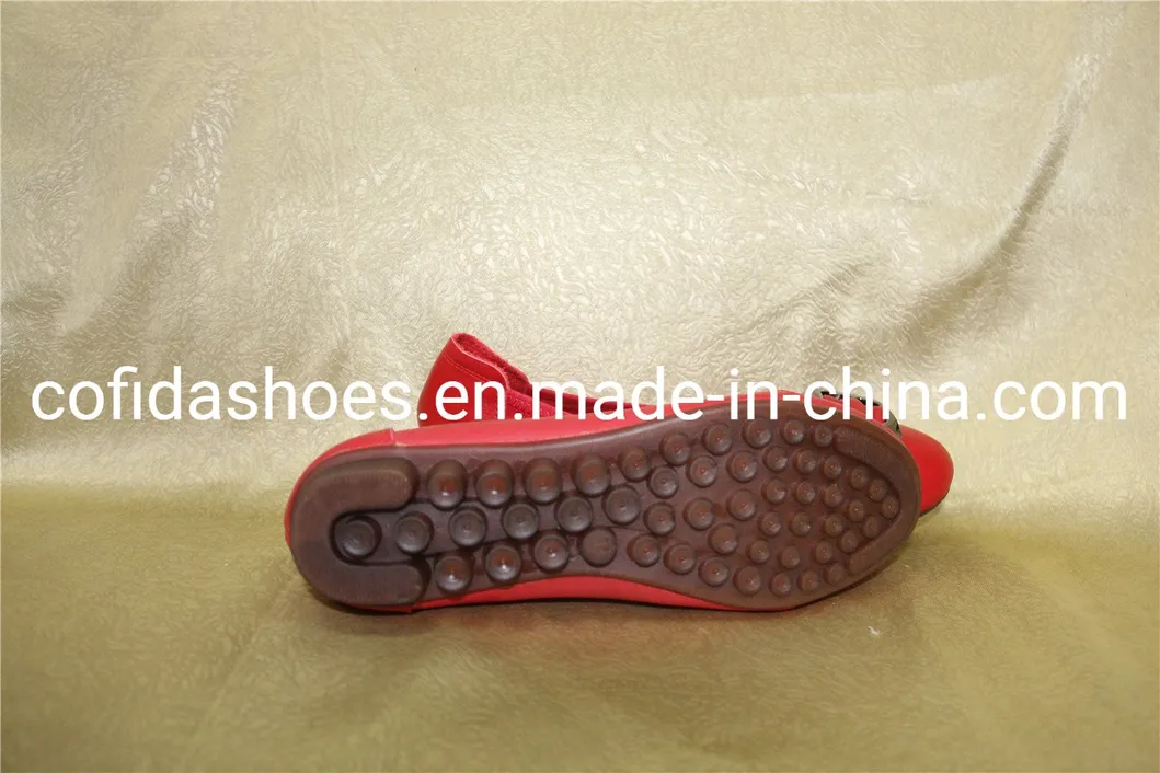 Classic Comfort Soft Leather Lady Ballerina Shoe