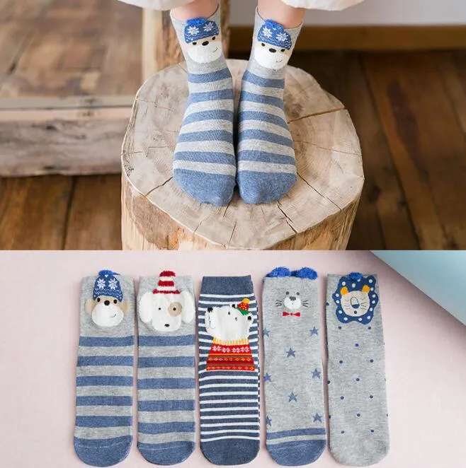 Cotton Feather Cosy Knitted Socks Warm Happy Cheap Socks Da Caverna Meia