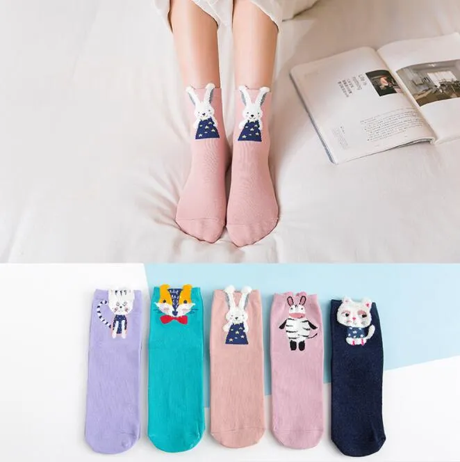 Cotton Feather Cosy Knitted Socks Warm Happy Cheap Socks Da Caverna Meia