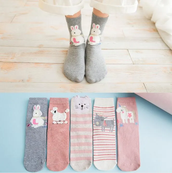 Cotton Feather Cosy Knitted Socks Warm Happy Cheap Socks Da Caverna Meia