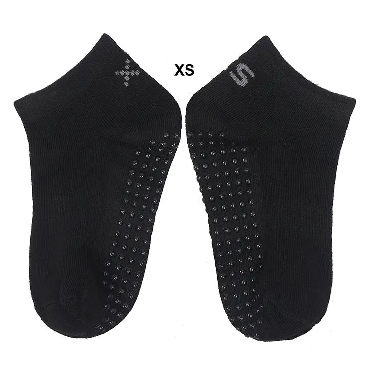 Custom Adults Trampoline Park Grip Socks Anti Slip Pilates Custom Grip Socks