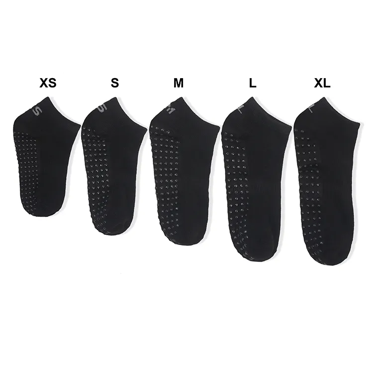 Custom Adults Trampoline Park Grip Socks Anti Slip Pilates Custom Grip Socks