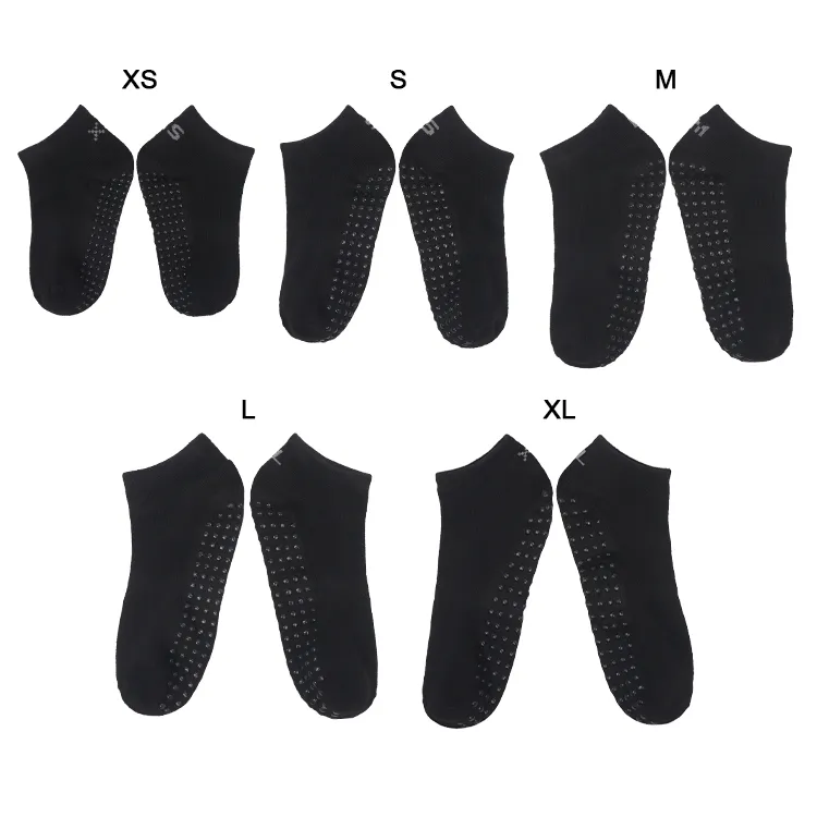 Custom Adults Trampoline Park Grip Socks Anti Slip Pilates Custom Grip Socks