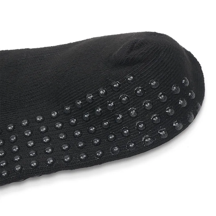 Custom Adults Trampoline Park Grip Socks Anti Slip Pilates Custom Grip Socks