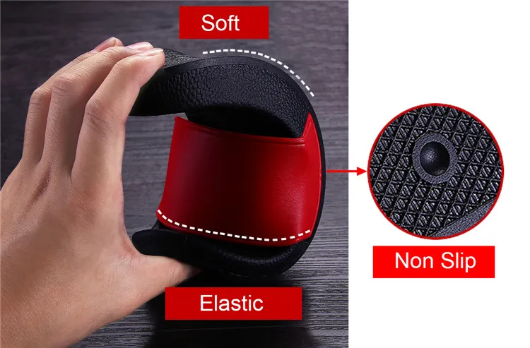 Custom Logo Women Slippers Men Plain Blank Slide Sandals Black Flip Flops Footwear Beach Sandals PVC Slippers