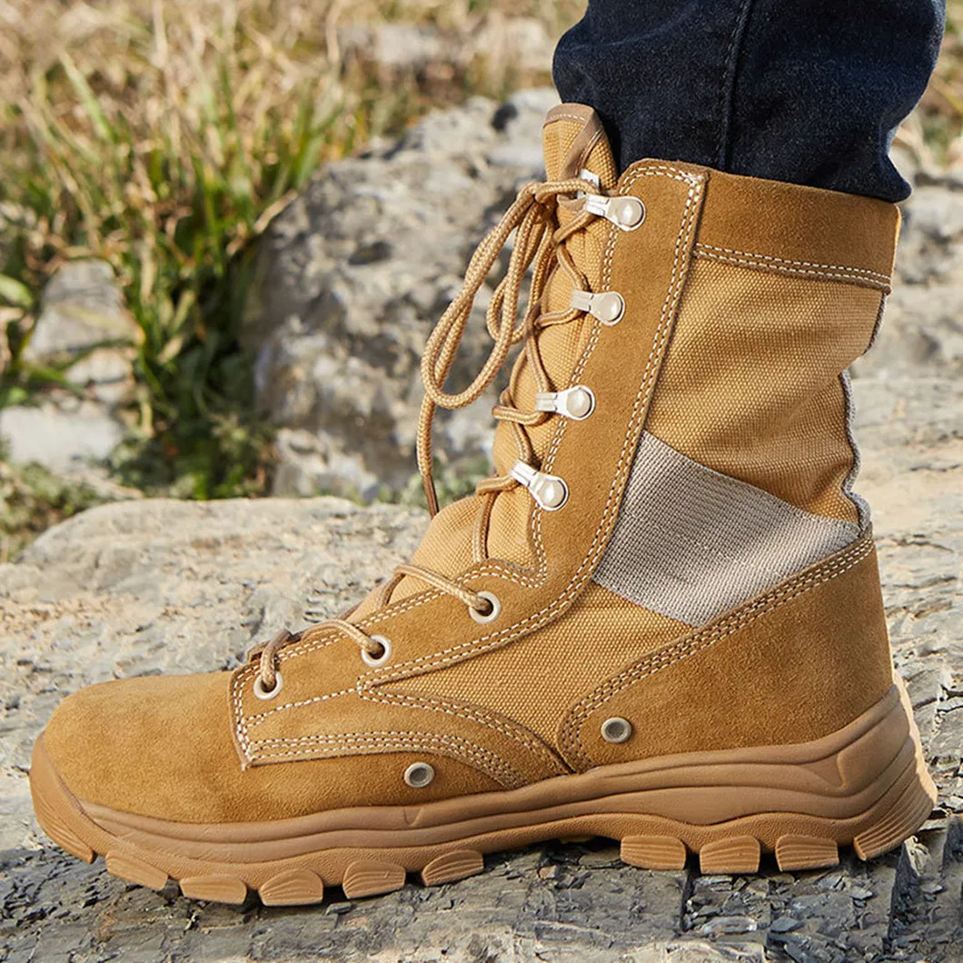 Custom Made Popular Military Style Desert Combat Swat Tactical Boots