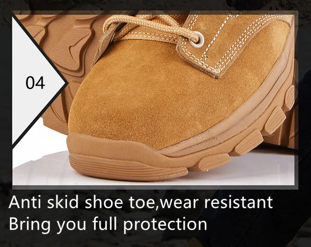 Custom Made Popular Military Style Desert Combat Swat Tactical Boots