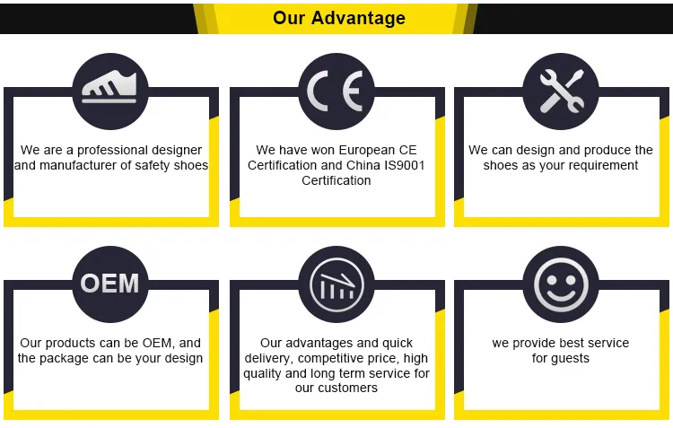 Factory Directly Good Price Toe Protection Waterproof Anti-Slip Comfortable Work Safety Shoes