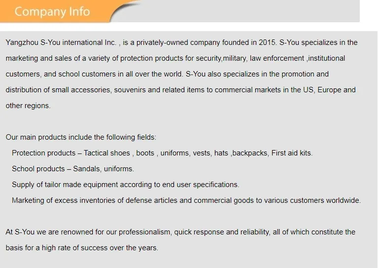 Factory OEM Black Split Embossed Leather Moulding Outsole Military Style Boots Tactical Combat Army Style Boots