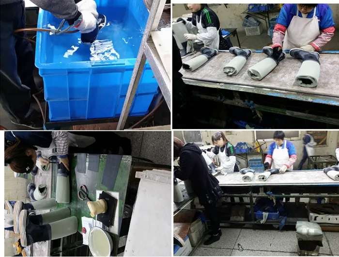 Foot Protection Steel Sole Toe Rubber Anti Puncture Smashing Indutrial Boots