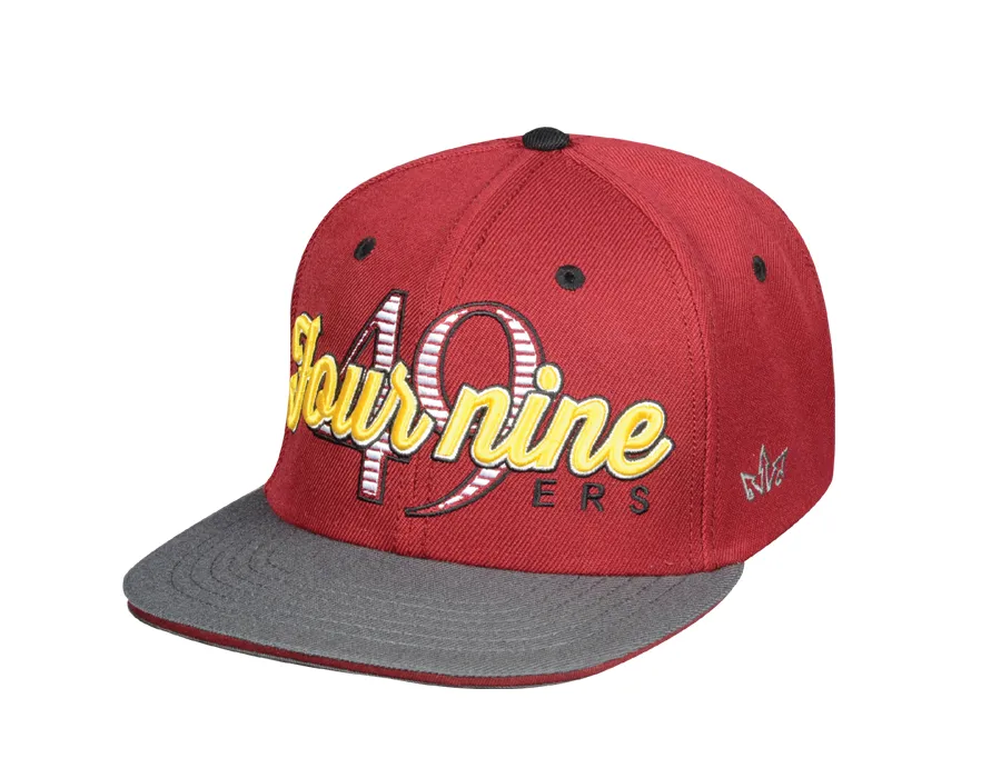 Four Color Custom Fashion 6 Panel Flat Brim Hip Hop Cap and Hat