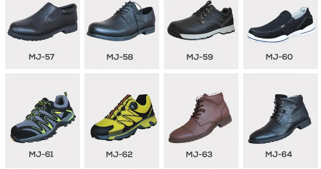 Good Quality Steel Toe and Plate Man Work Safety Protection Shoe with Anti-Slip and Anti-Puncture