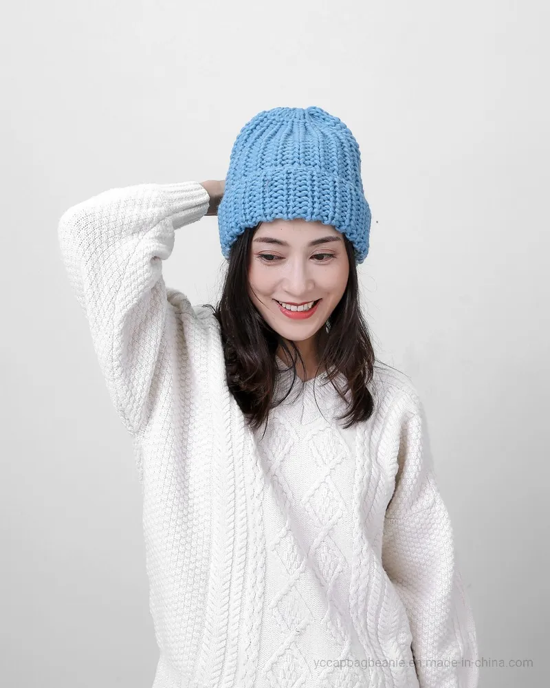 High Quality Merino Wool Knitted Hat Beanie