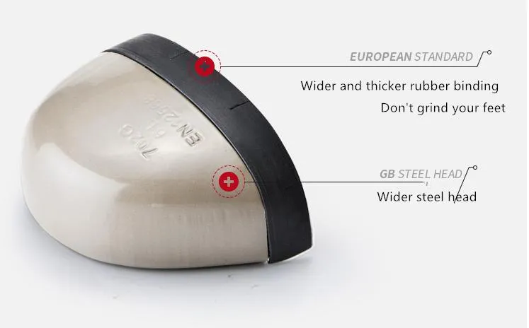 High Top Steel Ladle Head Anti Smashing Yellow Ox Tendon Bottom Safety Labor Protection Shoes