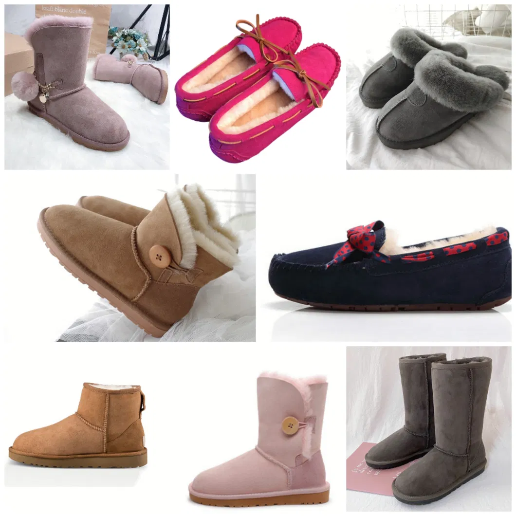 Hot Sales Classica Tall Baily Button Geniune Sheepskin Winter Snow Boots for Womes