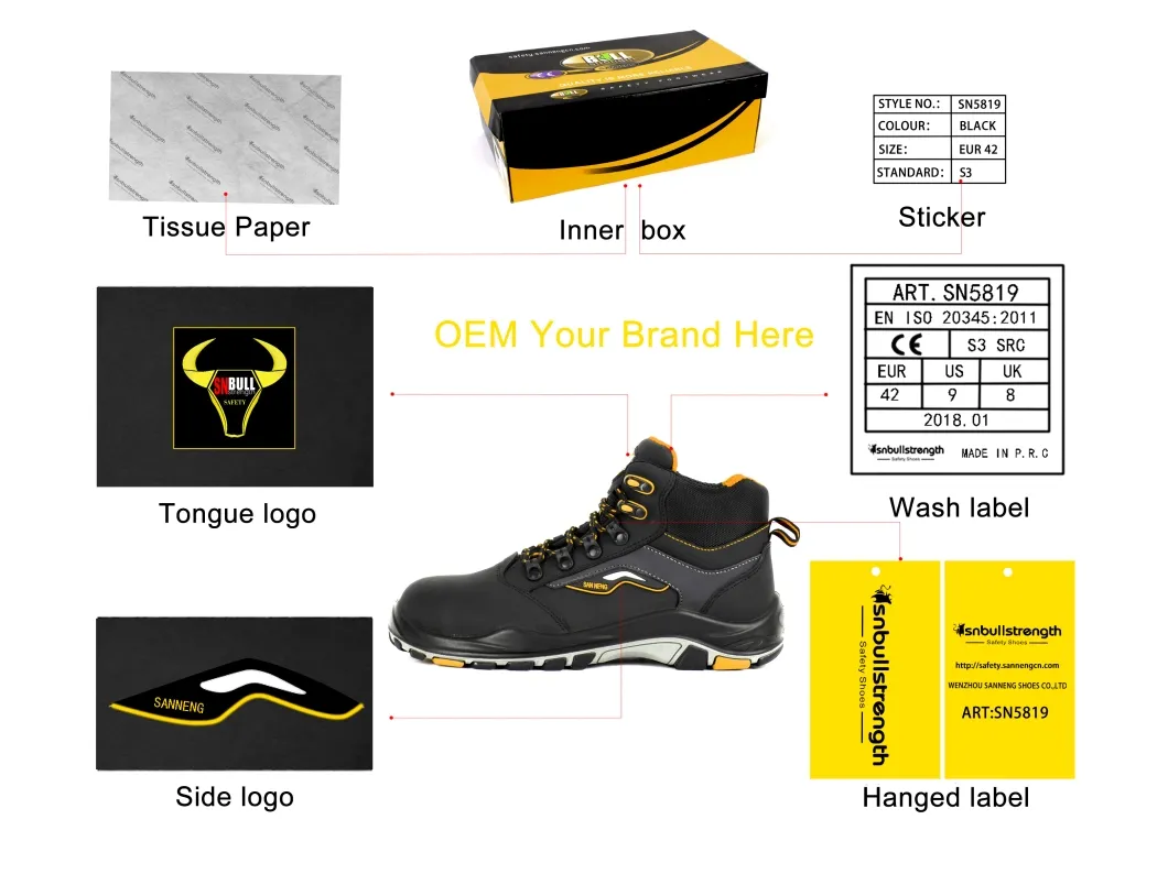 Indurstry Building Safety Boots (SN1667)
