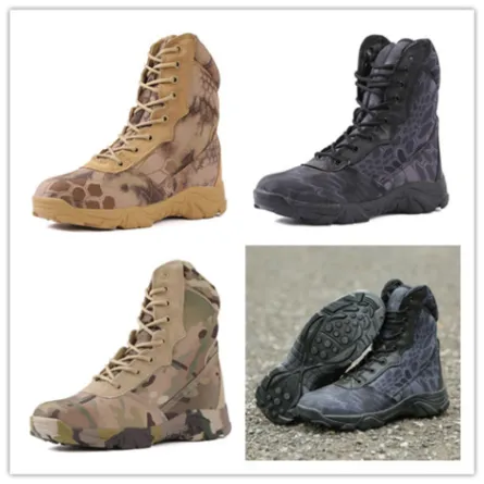 Low Help Combat Boots Waterproof Slip Tactical Boots Hiking Shoes