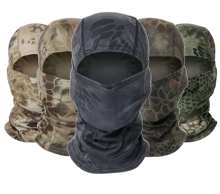 Men&Women Breathable Sun Protection Dust Proof Camouflage Full Face Mask for Outdoor Cycling/Riding/Skiing