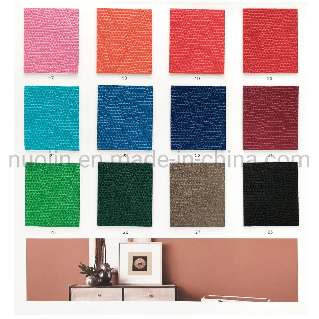 Microfiber Material Fabric PU Leather Synthetic Leather for Shoes and Bags