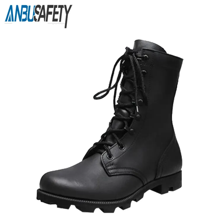 Military Style Leather Safety Light Weight Tactical Combat Boots