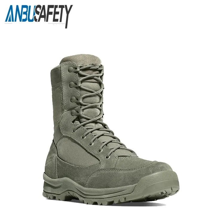 Military Style Leather Safety Light Weight Tactical Combat Boots