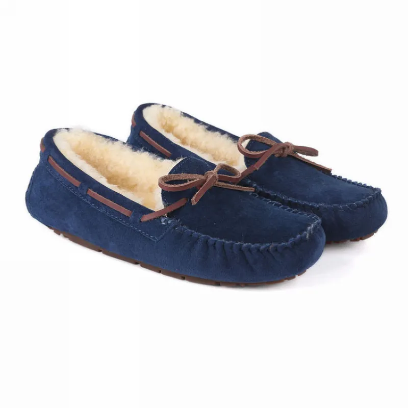 New Fashion Ladies Warm Moccasins Fur Doug Boots Women Casual Sheepskin Fur Short Boot