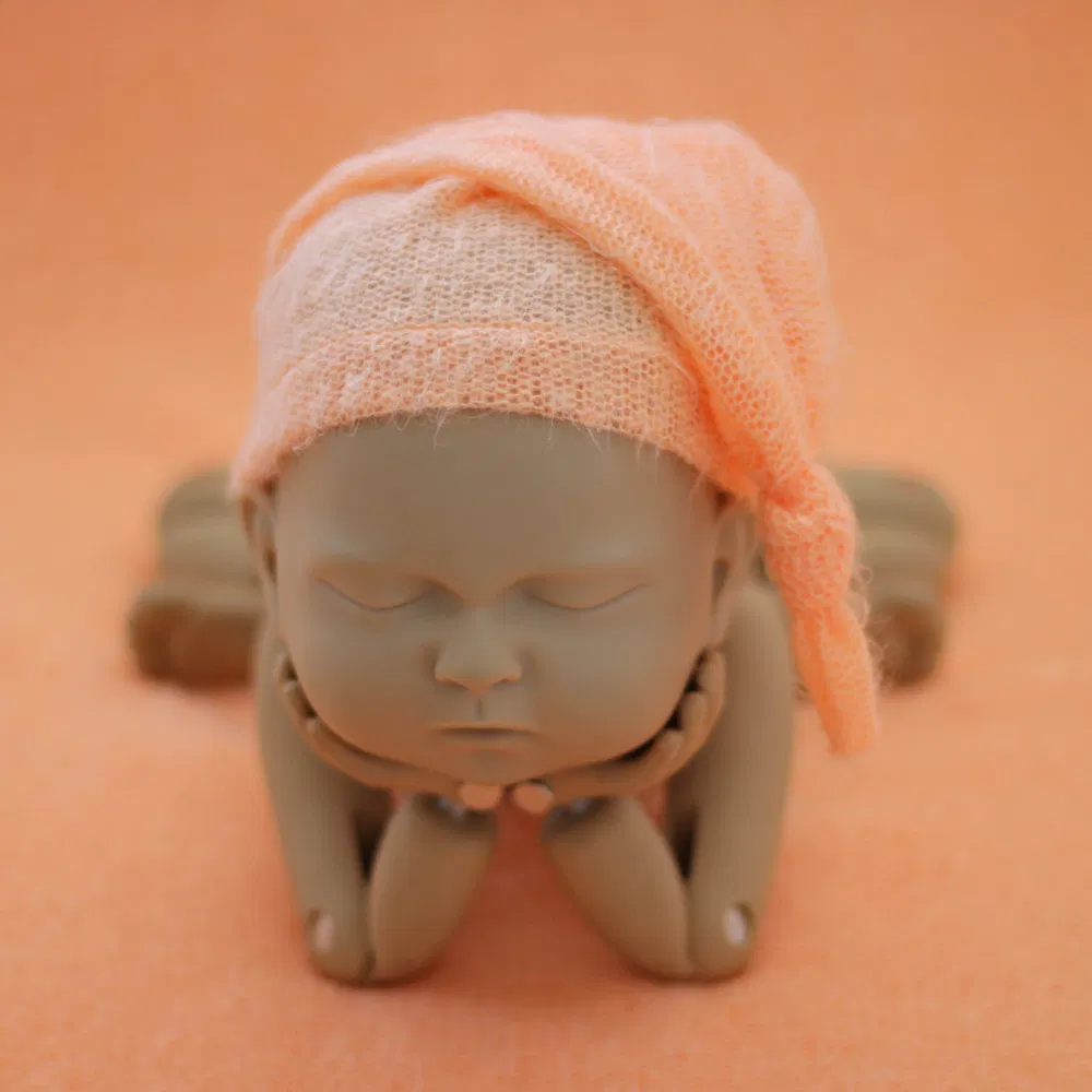 Newborn Photography Props Mohair Long Tail Hat