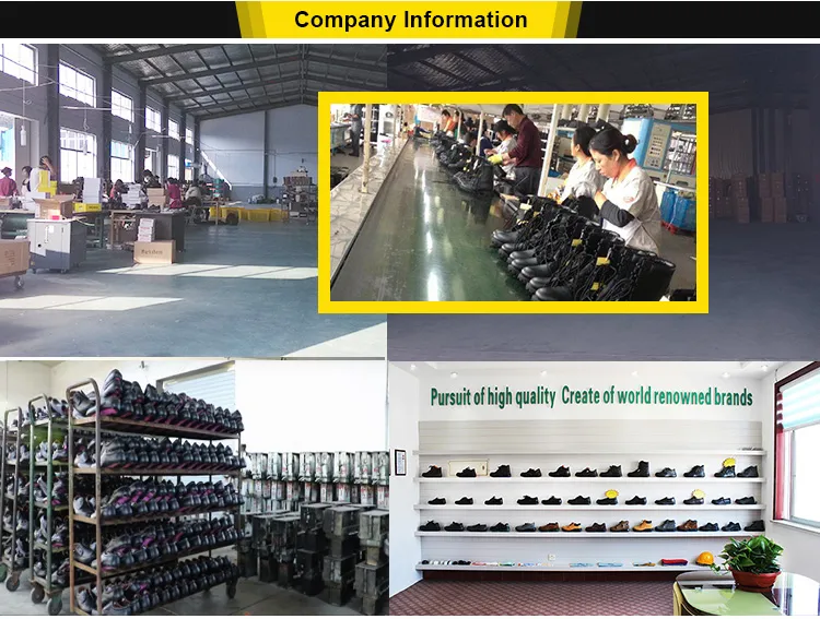 Oil Resistance Safety Boots Construction Working Genuine Leather Shoes
