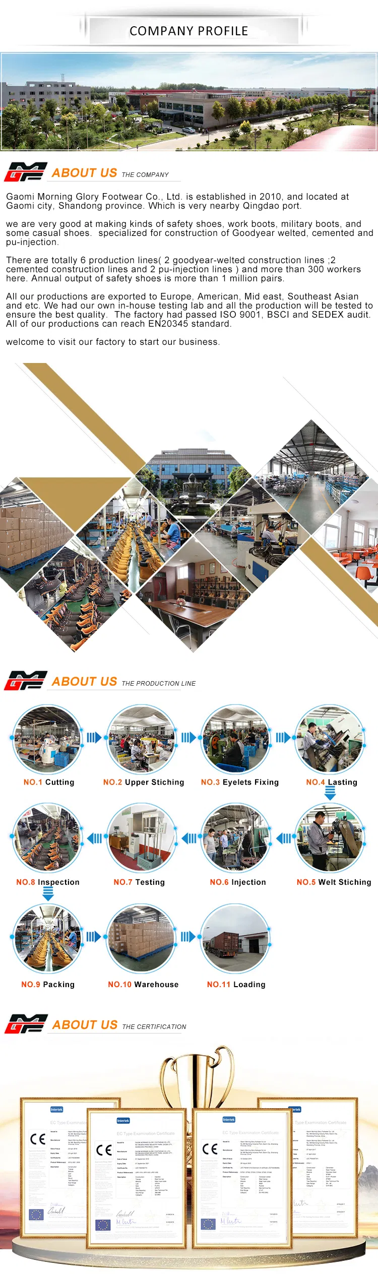 Outdoor Men′ S Comfortable Tactical Desert Safety Boots