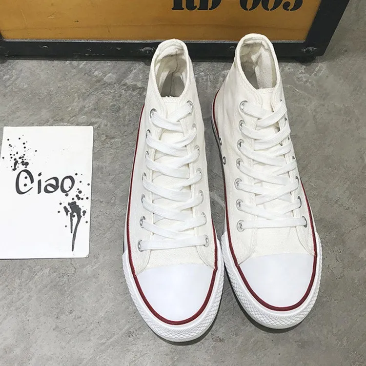 Plain Black White Blank Bulk Stock Vulcanized Rubber Shoes Wholesale