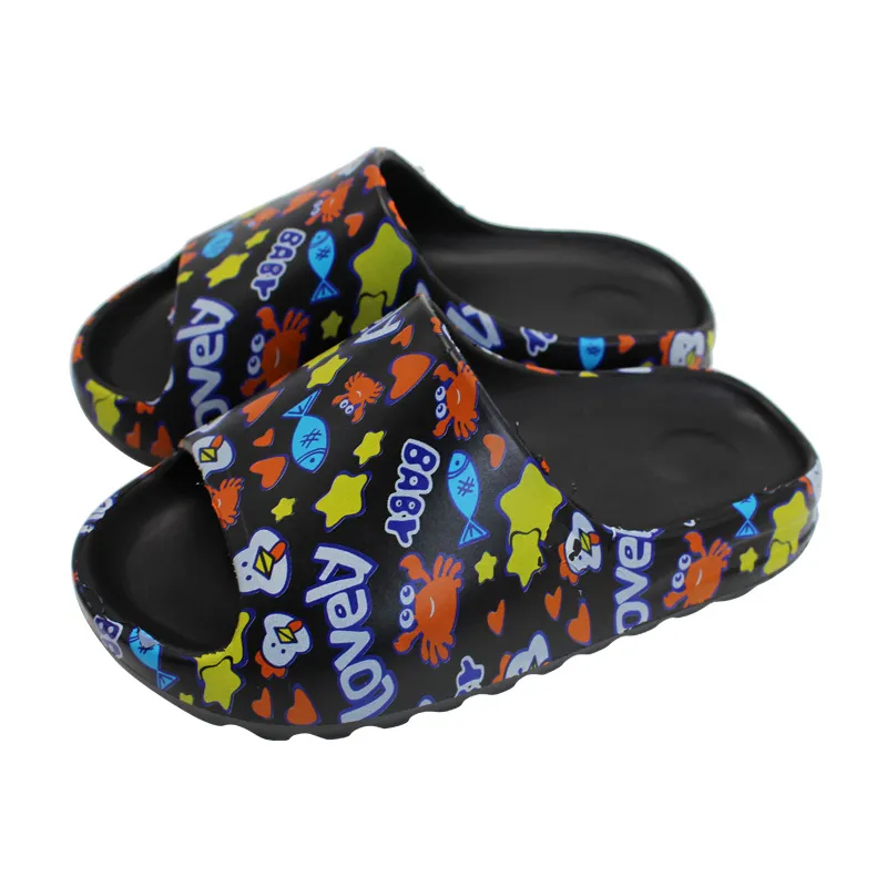 Summer Unisex Men Women Sponge Slippers Casual Non-Slip Beach Shoes Coconut Slides Platform Outdoor Sandals 02