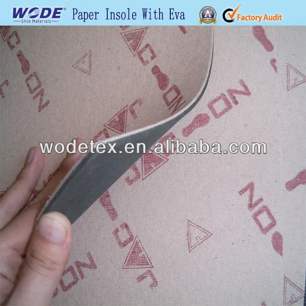 Texon Insole Paper Board Witheva, Insole Paper Board for Shoes