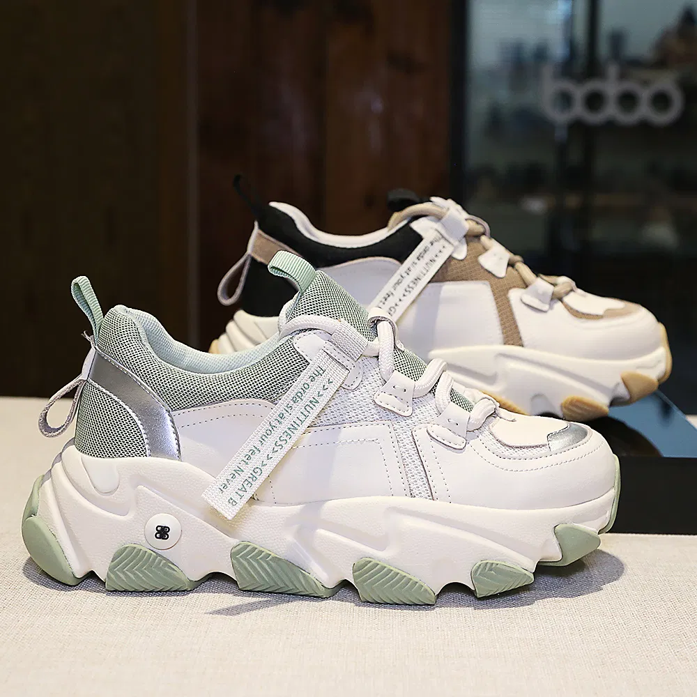 Tide Brand Fashion Lady Sport Chunky Sneakers Women Lightweight Casual Everyday Walking Sneakers Shoes