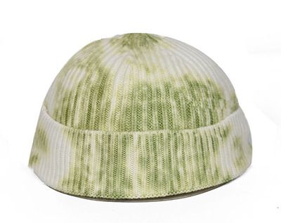 Tie-Dyed Wool Hat Korean Version of The Fashion Short Bowler Hat Warm Hat