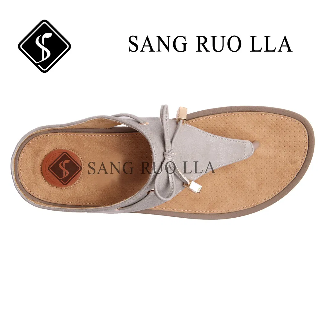 Top Quality Level Leisure Ladies Flat Sandals, Beach Sandal Shoes