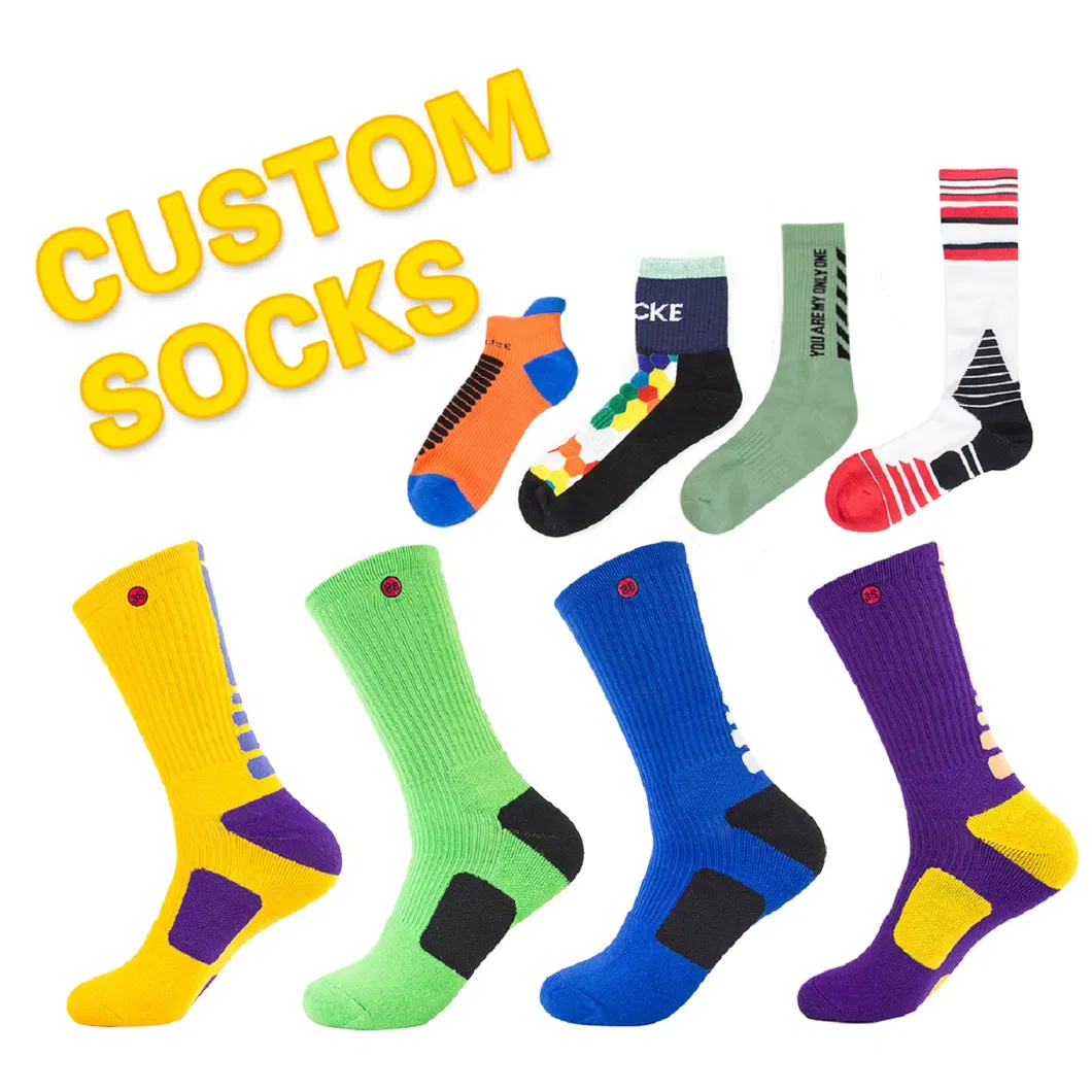 Unisex Children Kids Pure Color Cotton Custom Short Quarter Socks