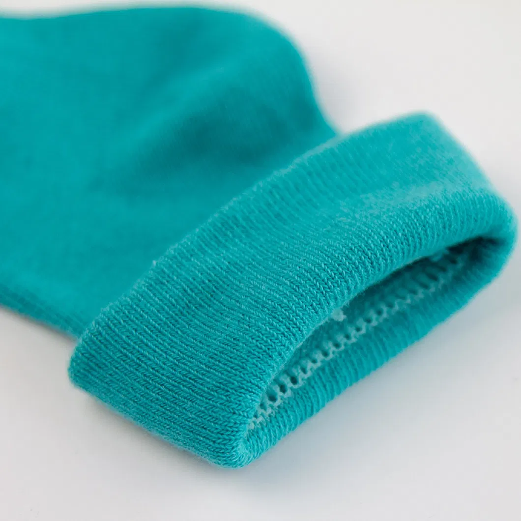 Unisex Children Kids Pure Color Cotton Custom Short Quarter Socks