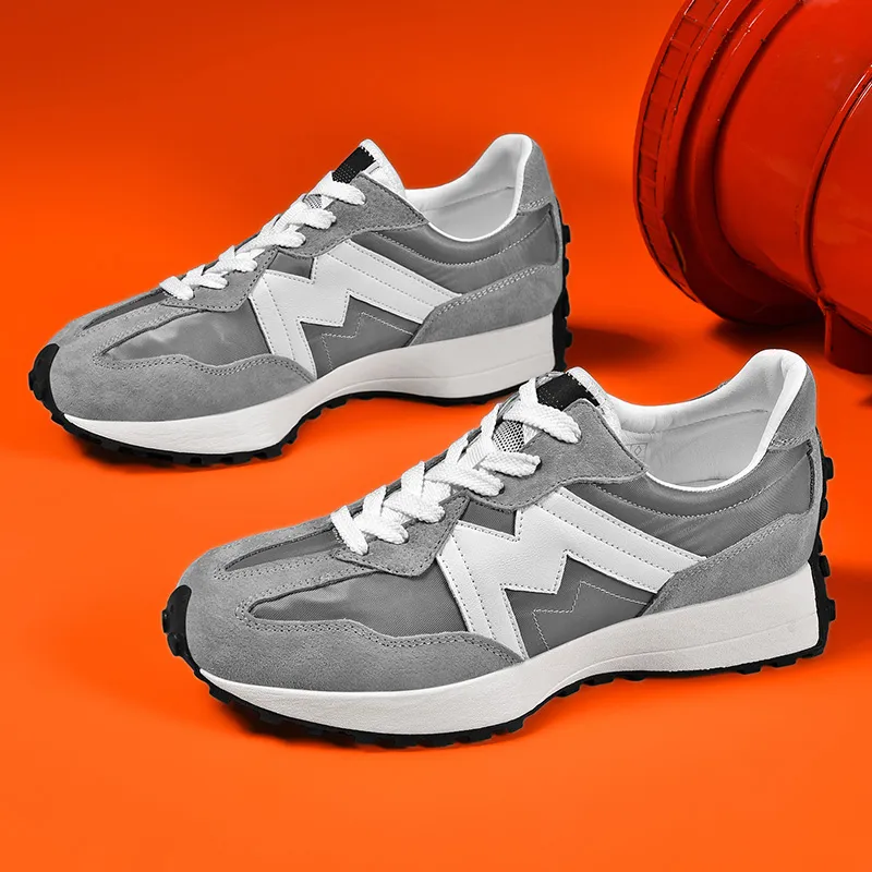 Wholesale High Quality Sports Leather Forrest Shoes Casual Running Shoes Men Sneakers