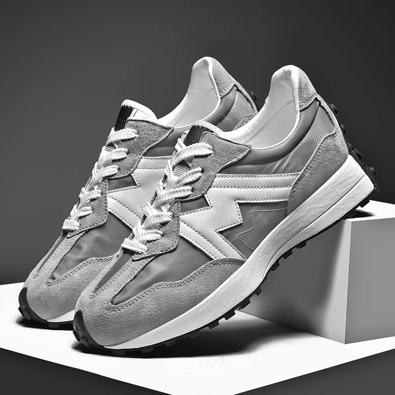 Wholesale High Quality Sports Leather Forrest Shoes Casual Running Shoes Men Sneakers