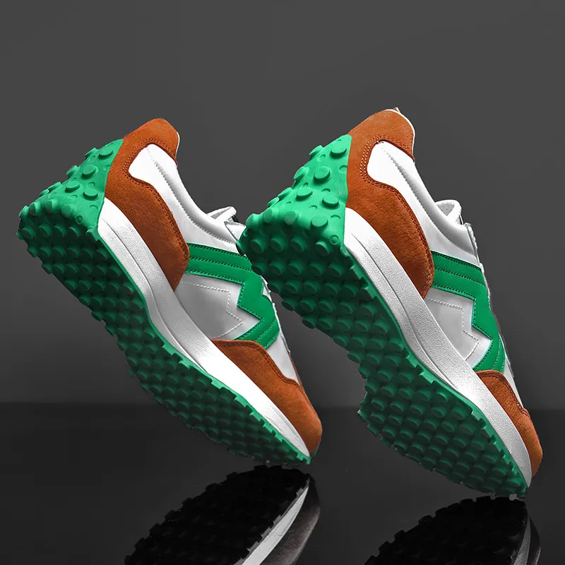 Wholesale High Quality Sports Leather Forrest Shoes Casual Running Shoes Men Sneakers