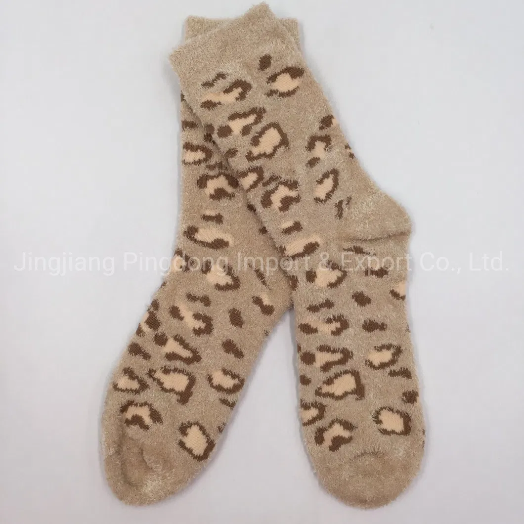 Wholesale Hot Sale Feather Yarn Cosy Sock Home Sock