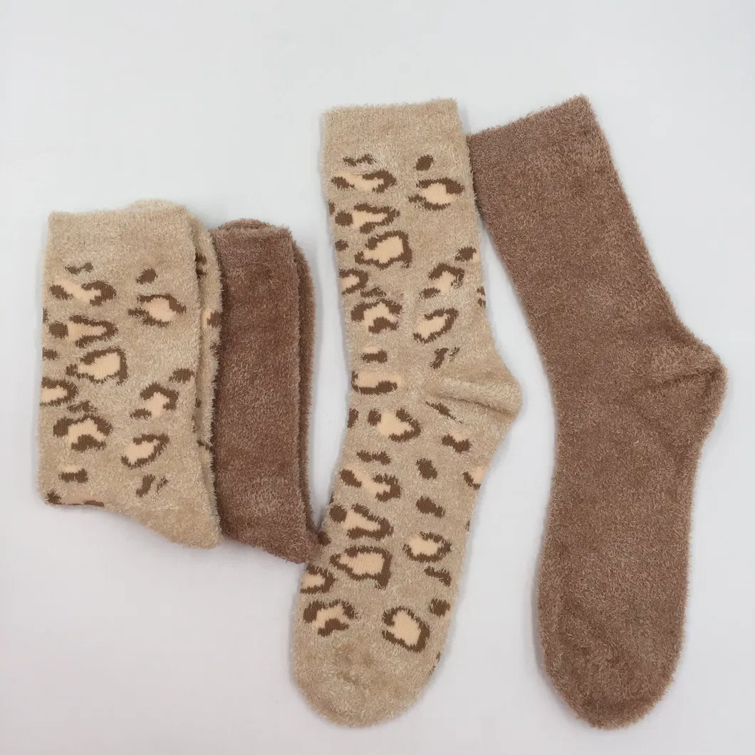 Wholesale Hot Sale Feather Yarn Cosy Sock Home Sock